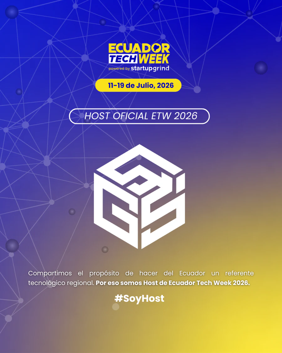 Badge oficial Host Ecuador Tech Week 2026